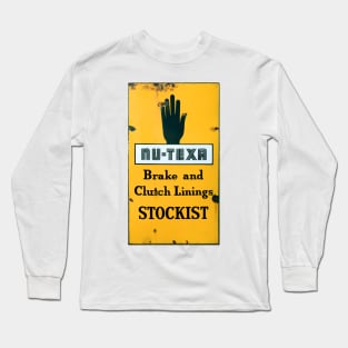 Vintage Enamel Sign Long Sleeve T-Shirt